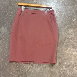Express Mauve Pencil Skirt Size 6 – High Waist Office Career Midi